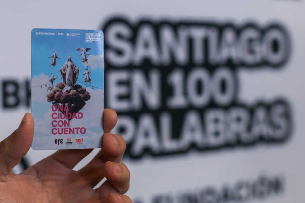 Red Movilidad lanza bip! por los 25 años de Santiago en 100 Palabras