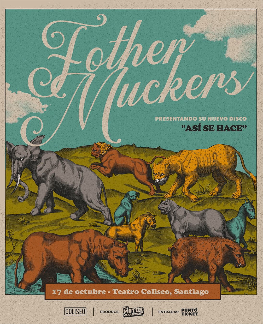 Fother Muckers sigue adelantando con su nuevo disco y suma presentación en el Teatro Coliseo