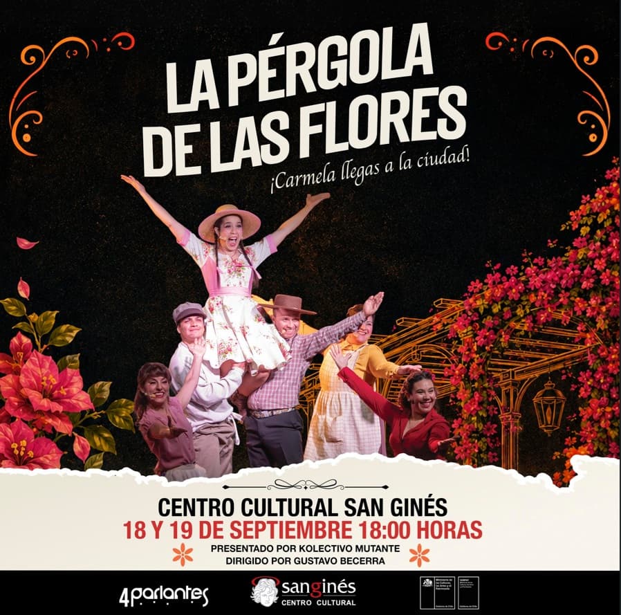 “La Pérgola de las Flores” llega al Centro Cultural San Ginés para celebrar las Fiestas Patrias