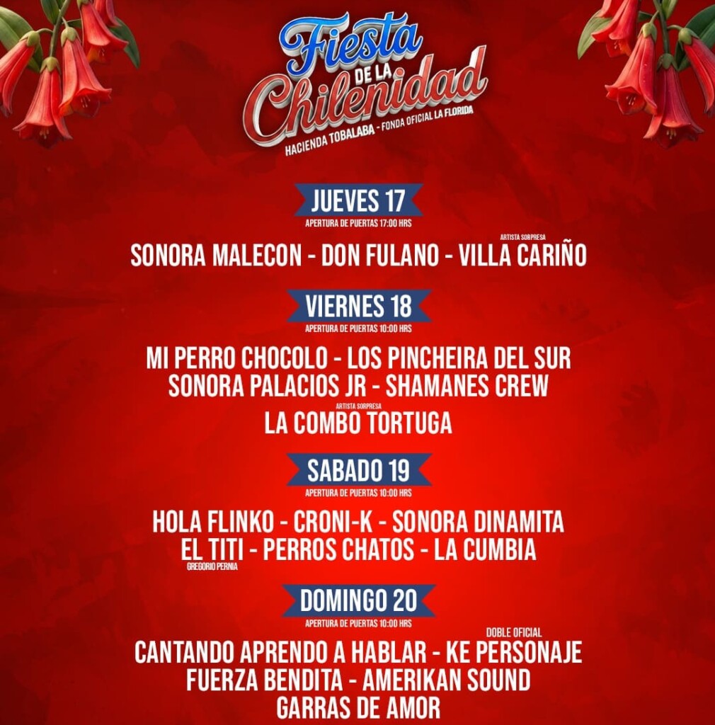 Fiesta de la Chilenidad en La Florida tendrá entrada gratis para vecinos