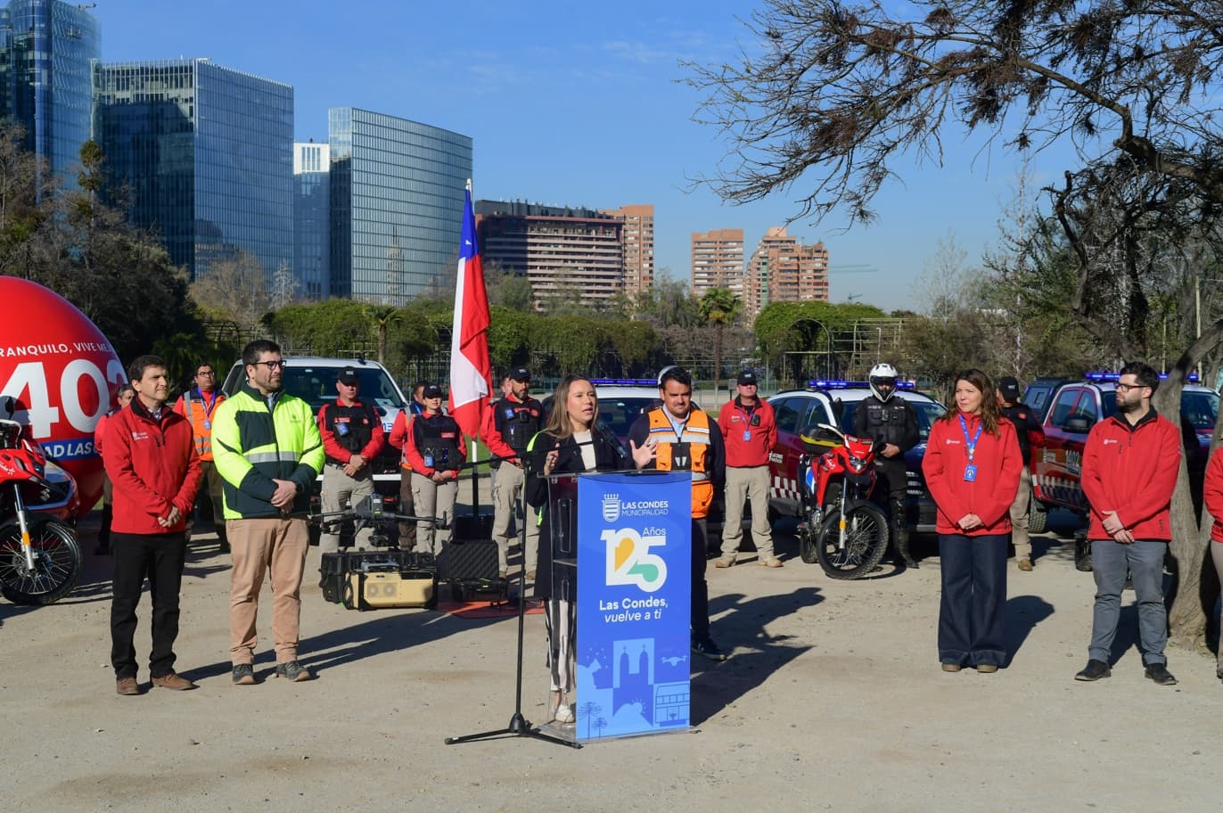 Las Condes activa amplio despliegue especial de seguridad para Fiestas Patrias
