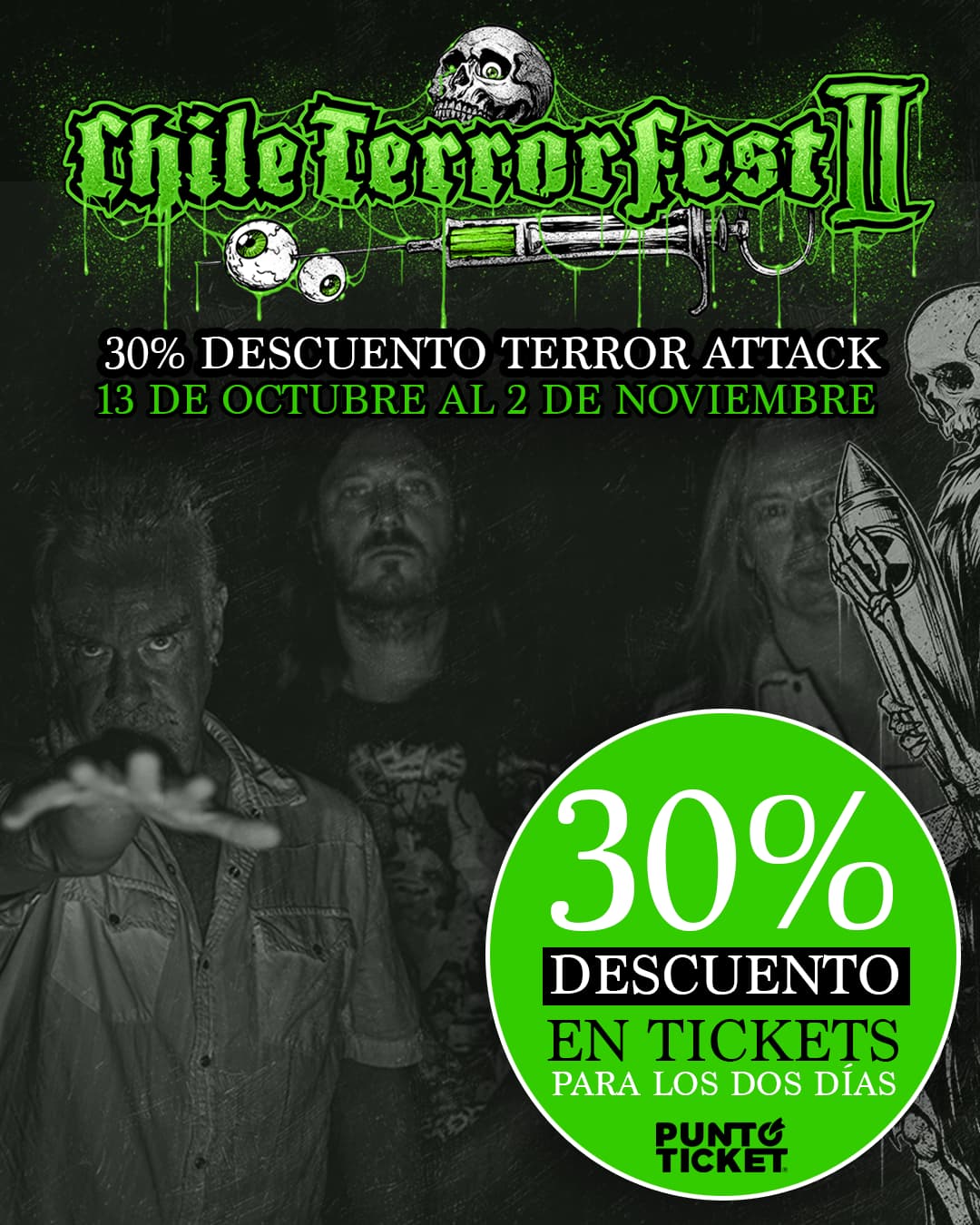 Chile TerrorFest activa un 30% de descuento en sus entradas generales