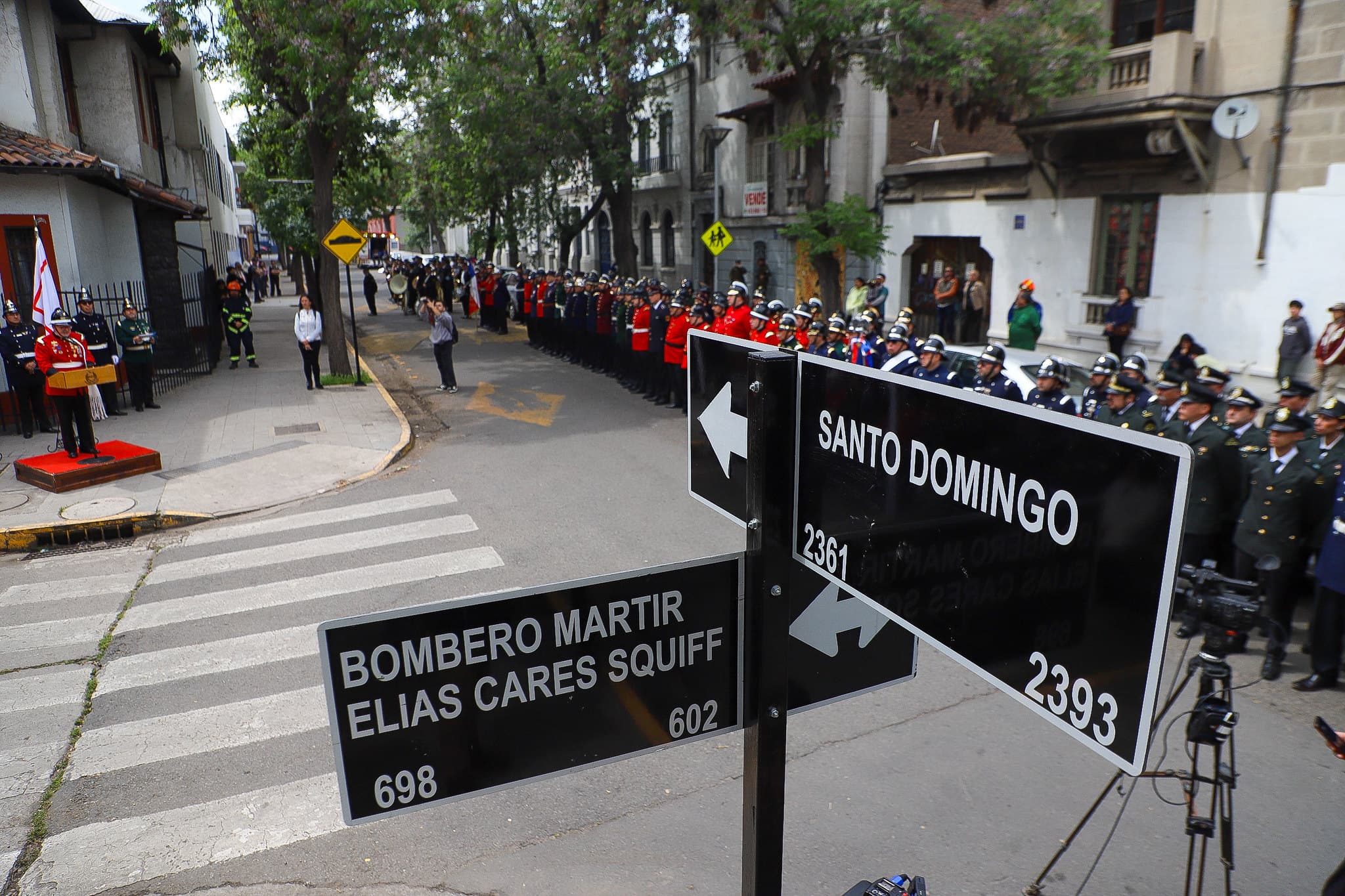 Calle de la comuna de Santiago llevará el nombre del mártir de Bomberos Elías Cares Squiff