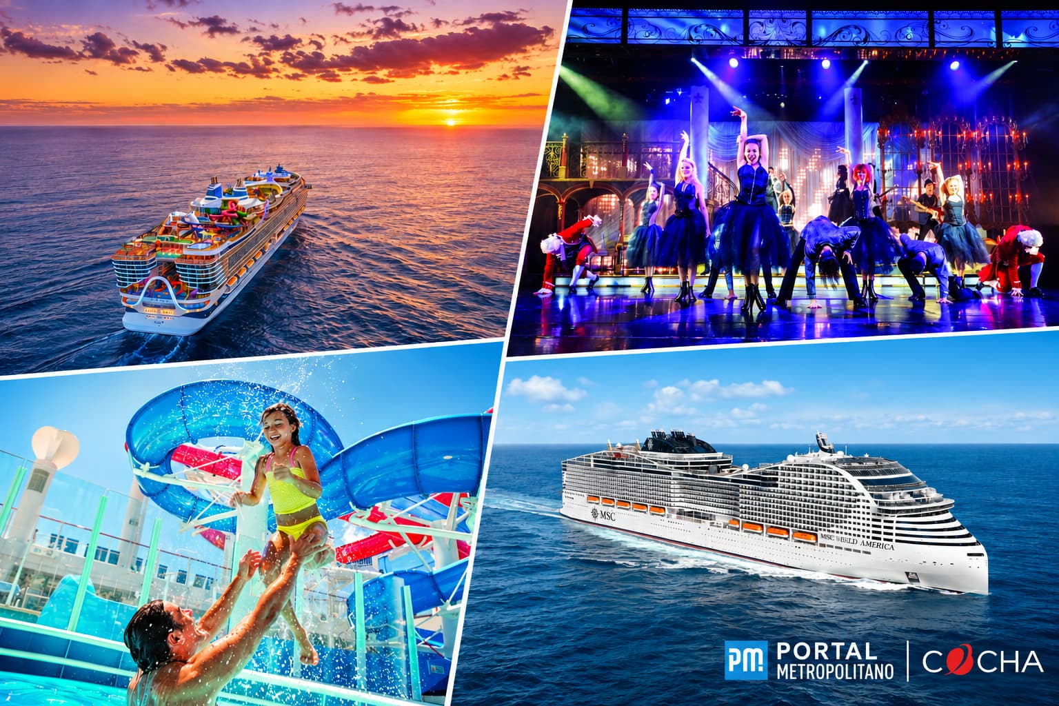 Los cruceros del 2027 trazan rutas distintas para familias, parejas y amigos