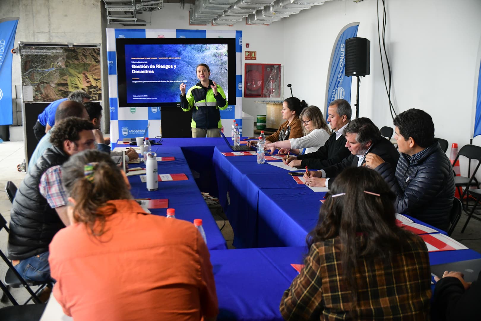 Las Condes realiza primera Mesa Asesora De Gestión de Riesgos y Desastres